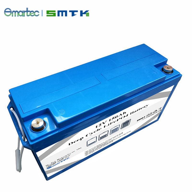 Bateria de Lítio Smartec para Carrinho de Golfe 12V 150A 4s Recarregável LiFePO4 Bateria de Fosfato de Ferro Lítio para Substituição de Ácido Chumbo