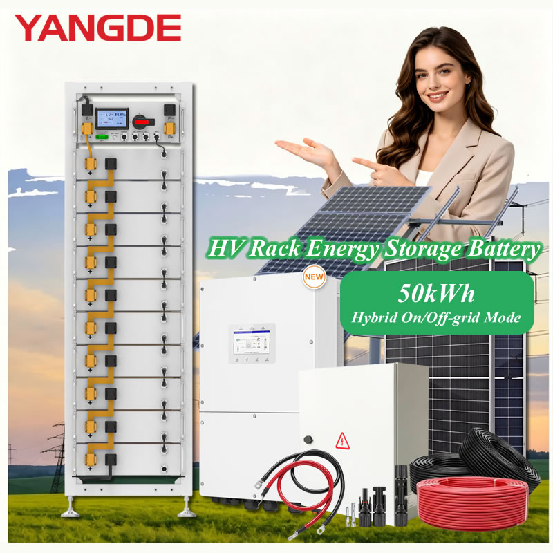 50kwh Sistema de Armazenamento de Energia em Rack de Alta Tensão