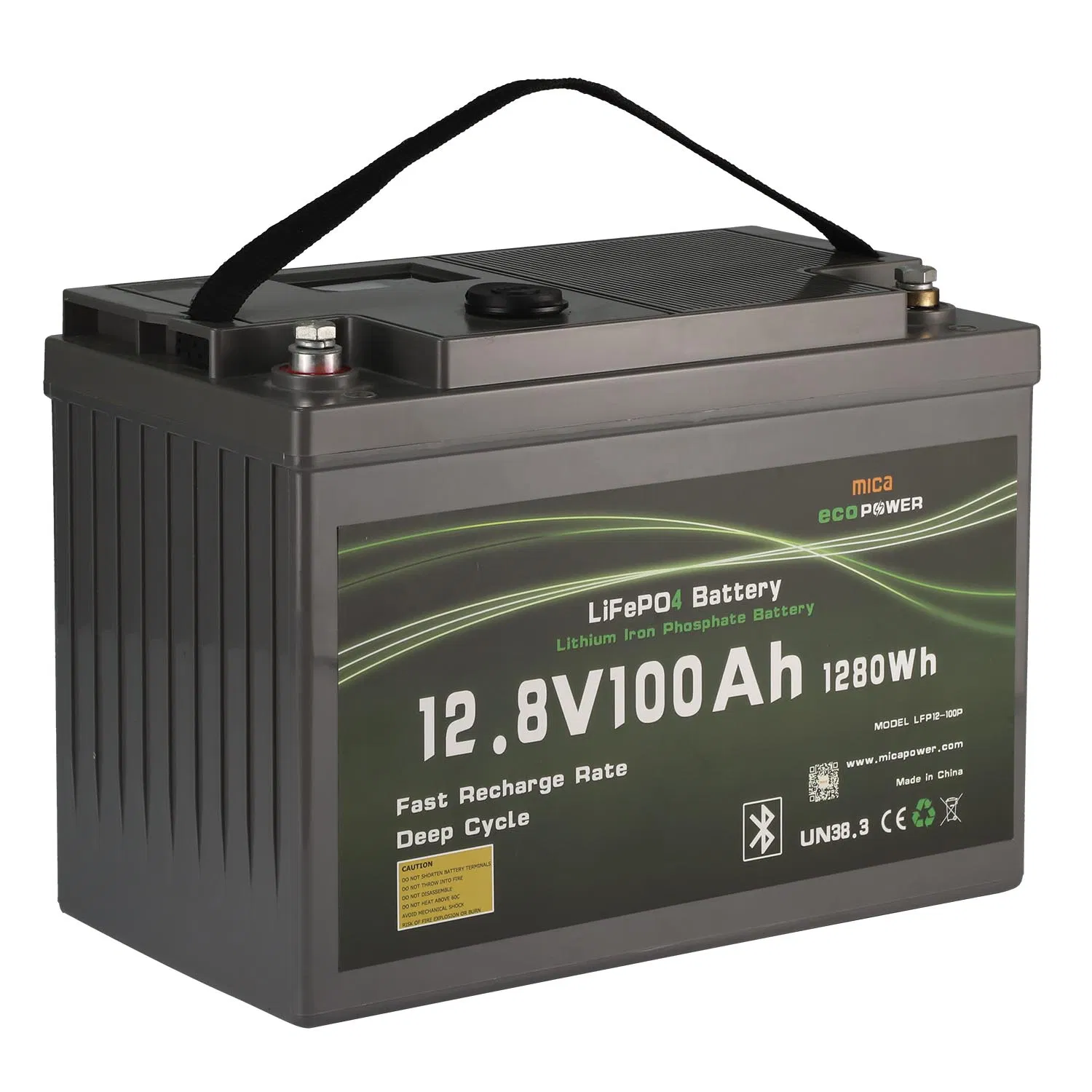 Certificado CE Dg 12V 100ah LiFePO4 Bateria 5~10kwh Consumo de Eletricidade Residencial de RV Fonte de Energia Bateria de Armazenamento de Energia