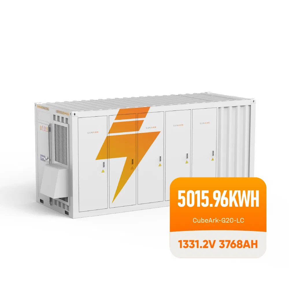 Sistema de Armazenamento de Energia em Baterias Sunark Containerizado 5mwh 5015.96kwh Baterias Container