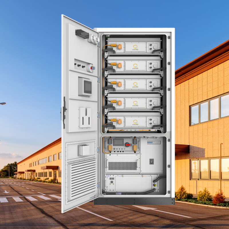 100kw 261kwh Sistema de Armazenamento de Energia Industrial Comercial de Alta Tensão Off Grid Bess com Caixa de Bateria Container Ess