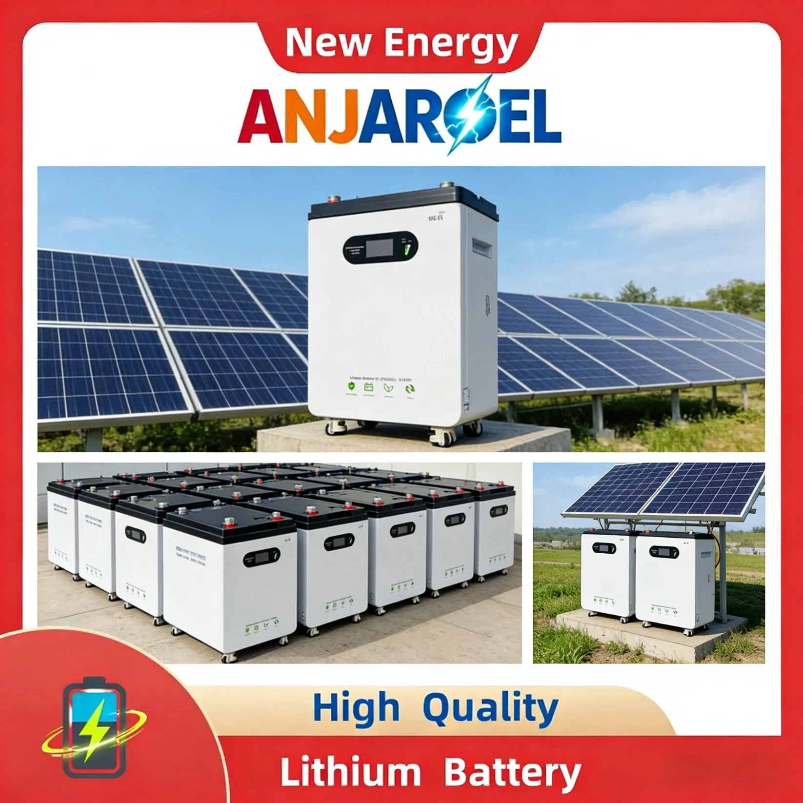 Bateria de Armazenamento de Energia 51.2V 300ah Iate LiFePO4 Bateria, Ciclo Profundo de Energia para Uso Marinho e Offshore