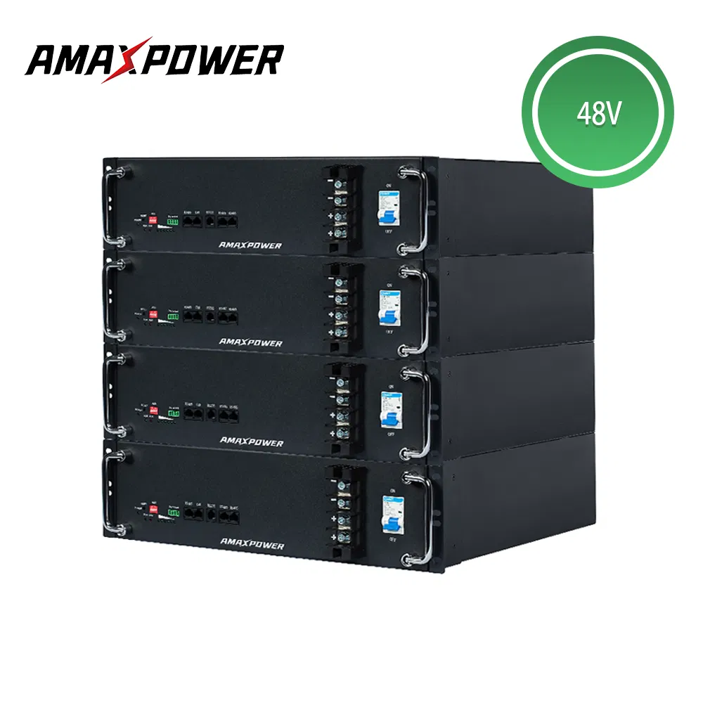 Fornecimento Direto de Fábrica de Bateria de Armazenamento Solar de Baixa Tensão Montada em Rack 6000+ Ciclos Soluções da Empresa para Pacote de Energia RV/Marinha LiFePO4 para Uso Doméstico