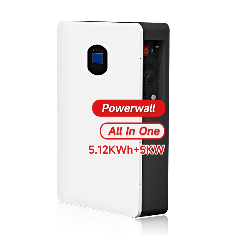 5kw Inversor 5kwh 10kwh Bateria Sistema de Armazenamento de Energia Solar Tudo em Um