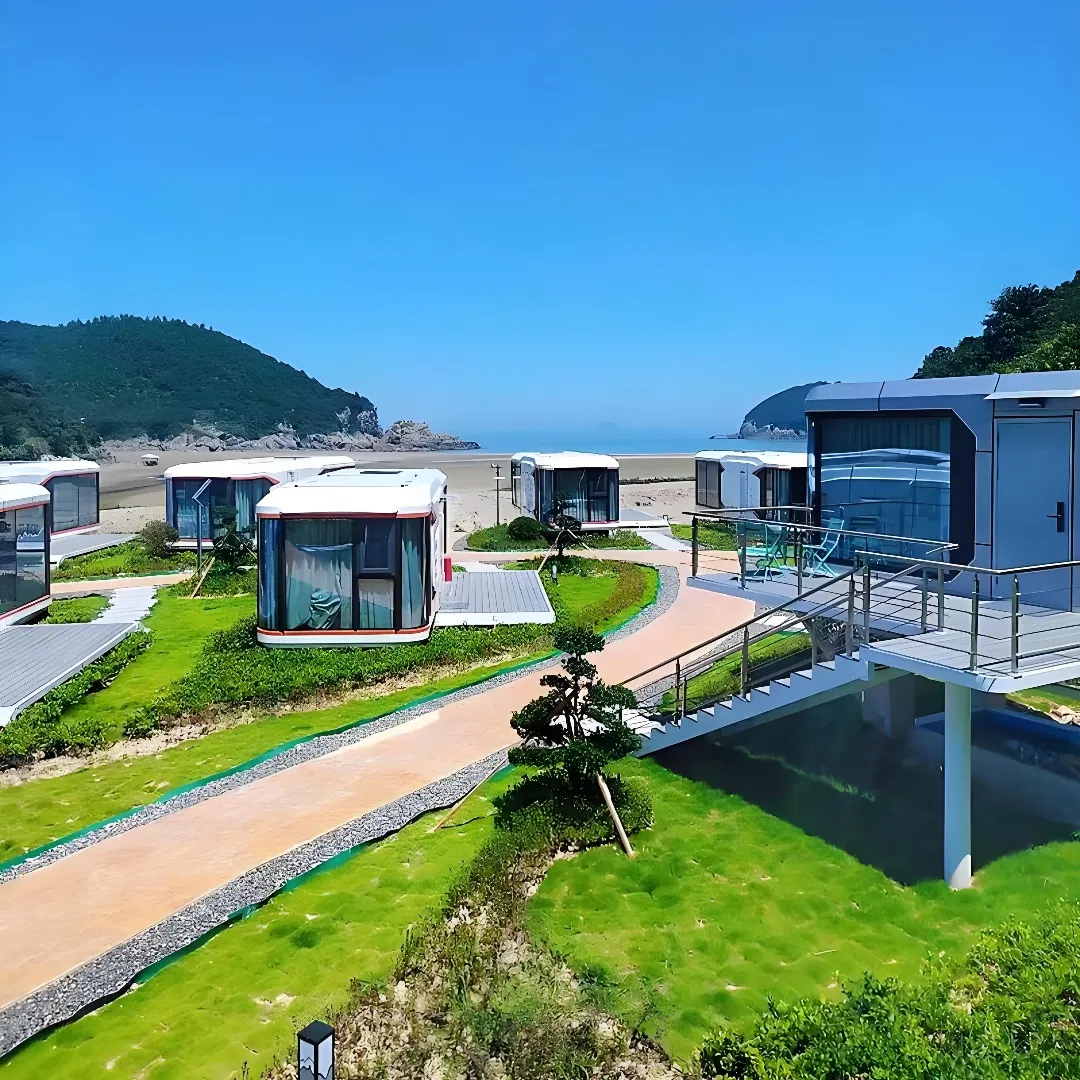 Casa Modular de Cápsula Prefabricada Moderna à Prova d'Água e à Prova de Som para Camping ao Ar Livre para Resort, Hotel e Homestay