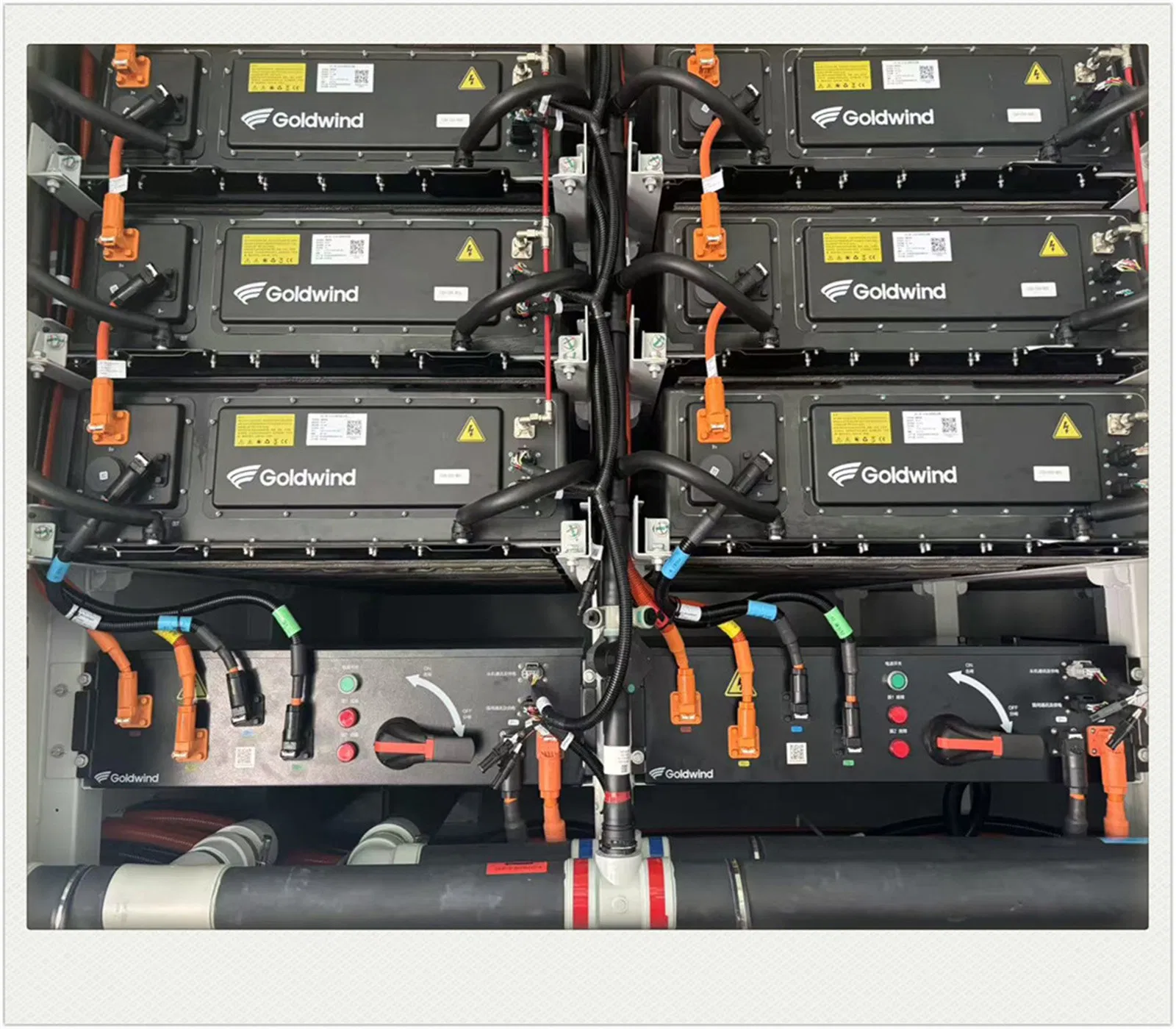 5mwh Sistema de Armazenamento de Energia Unidade de Gerenciamento de Potência com Caixa de Alta Tensão da Jingye Nova Energia