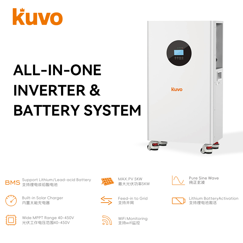 Sistema de Armazenamento de Energia com Inversor Solar Todo em Um de Boa Qualidade Bateria de Lítio