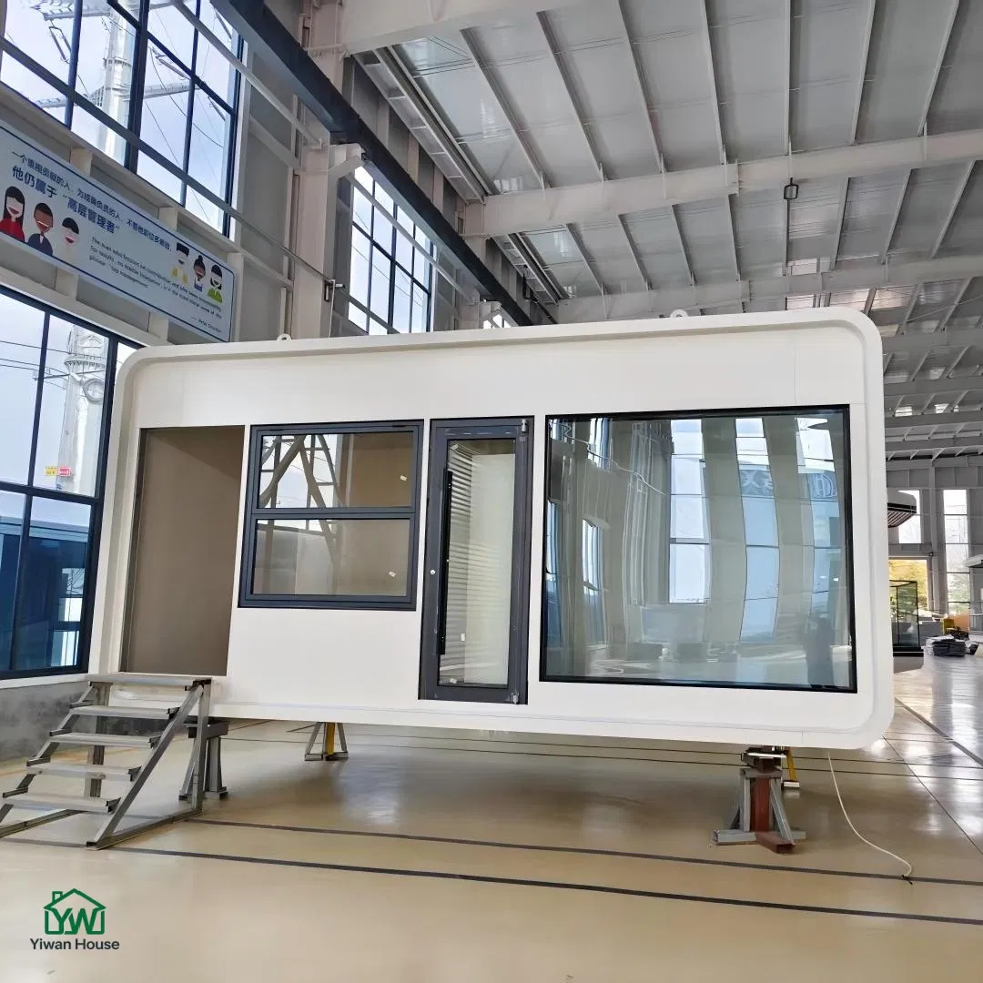 20FT 30FT 40FT Mini Casa de Luxo em Cápsula Móvel Container de Habitação Quarto Prefabricado 2 Piso Tiny Pod Casa Modular