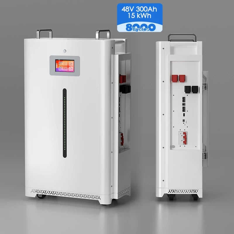 Kit de Bateria de Inversor de Painel Solar Armazenamento de Energia Baterias de Lítio 15kwh 30kwh 410ah 600ah 628ah LiFePO4 Configuração de Banco UPS