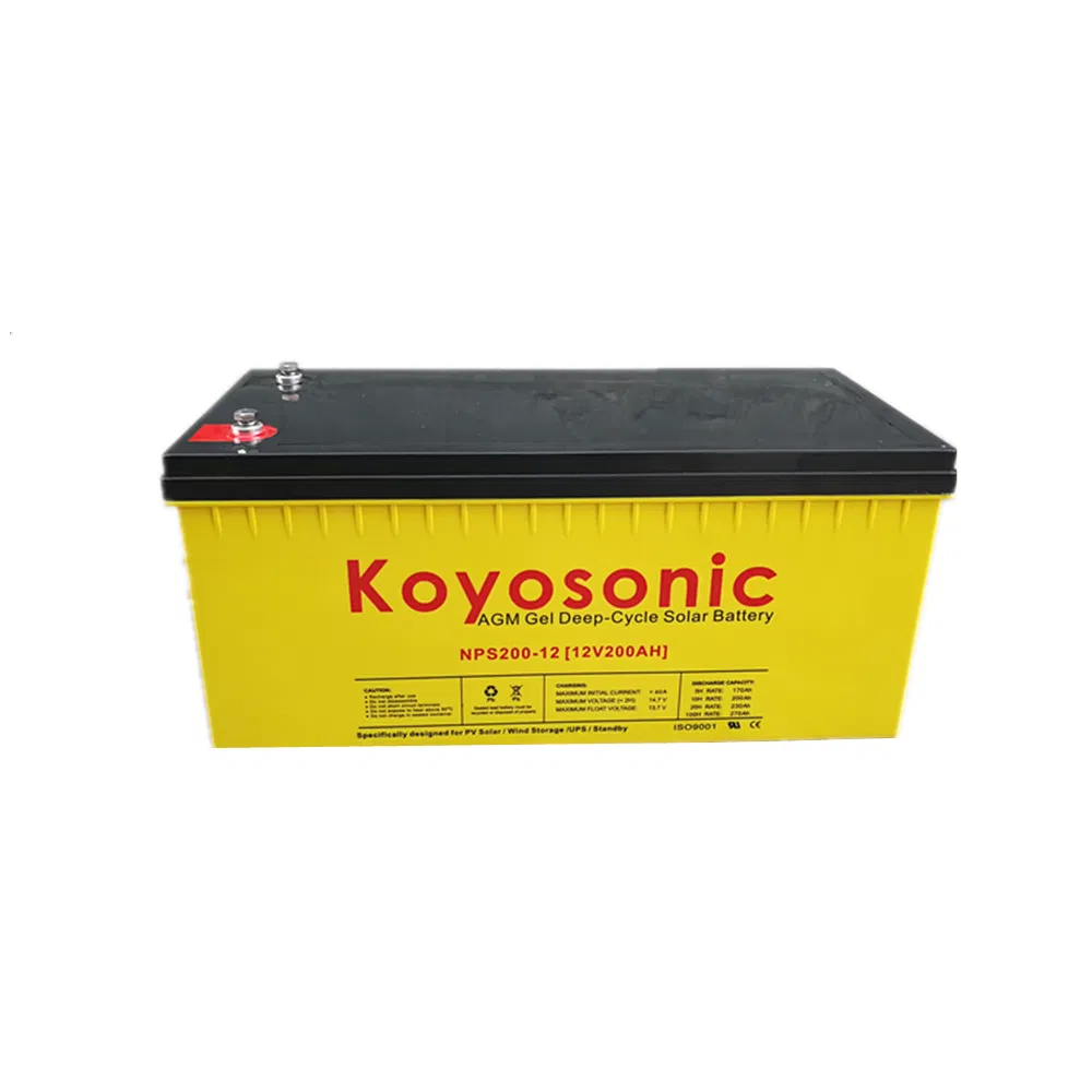 5kw 8kw Sistema de Energia Solar Off-Grid Bateria Solar 200ah Bateria Gel de Ciclo Profundo Mais Poderosa 12V 200ah Banco de Baterias de Armazenamento Solar