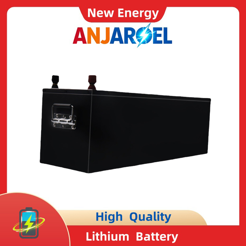 Anjaroel 12V300ah LiFePO4 Bateria, 4000+ Ciclos Profundos, Segura e Confiável para Uso em RV, Marinha e Off-Grid