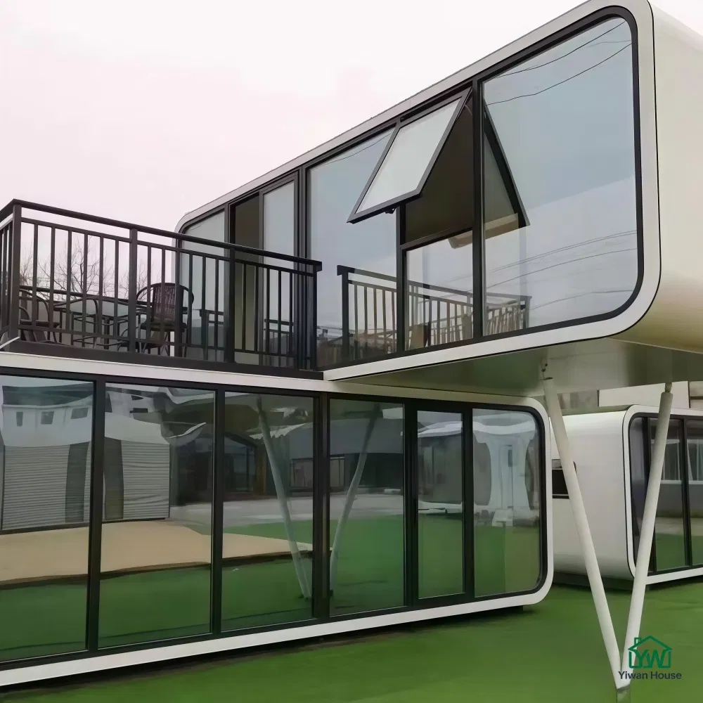 Casa Modular Prefabricada Tiny Mobile Homestay Glamping Preço de Fábrica Mini Espaço Inteligente Cápsula Residencial Moderna Cabana Prefabricada Maçã