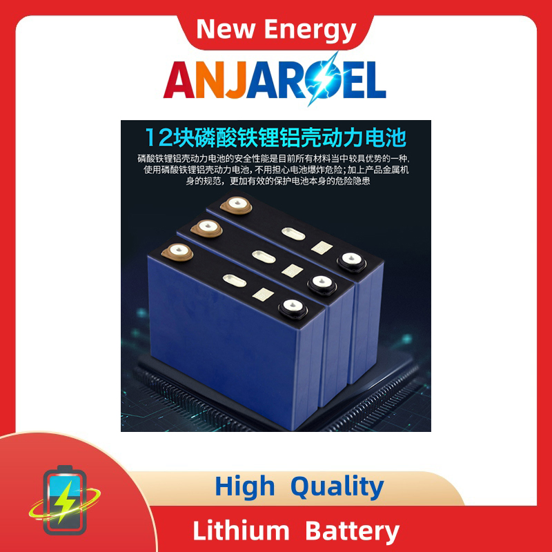 Anjaroel 12V300ah LiFePO4 Bateria, 4000+ Ciclos Profundos, Segura e Confiável para Uso em RV, Marinha e Off-Grid