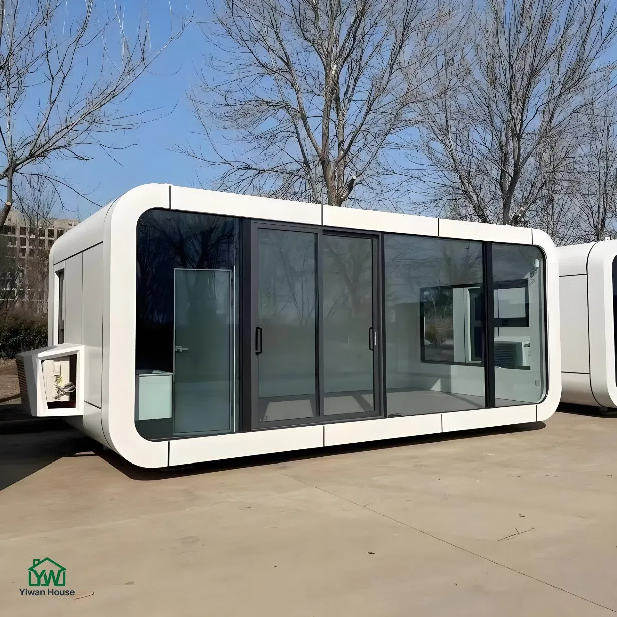 20FT 30FT 40FT Mini Casa de Luxo em Cápsula Móvel Container de Habitação Quarto Prefabricado 2 Piso Tiny Pod Casa Modular
