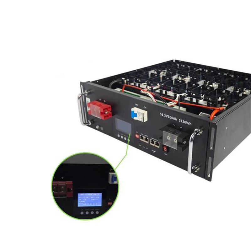 Montável em Rack 6000 Ciclos Energia Solar 5 Kwh 5kwh 48V 100ah 230ah Pacote de Bateria de Fosfato de Lítio para Carrinho de Golfe/PV/RV