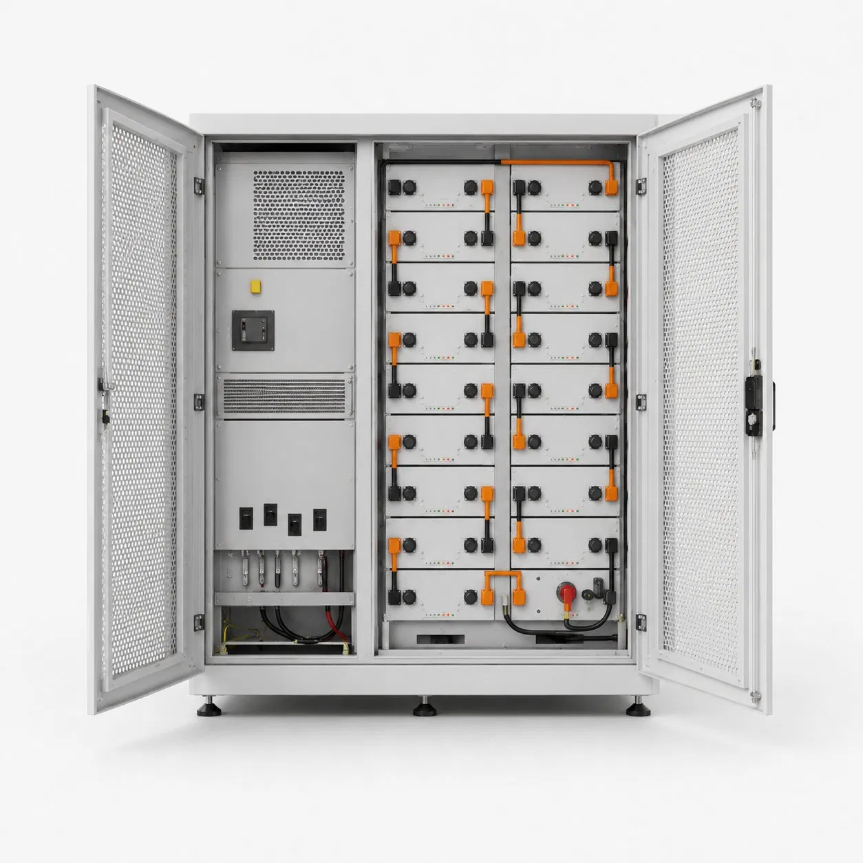Armário de Armazenamento de Energia de Alta Tensão LiFePO4 para Sistemas Solares