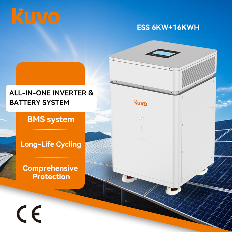 Sistema de Armazenamento de Energia com Inversor Solar de Alta Eficiência e Bateria de Lítio para Uso Residencial