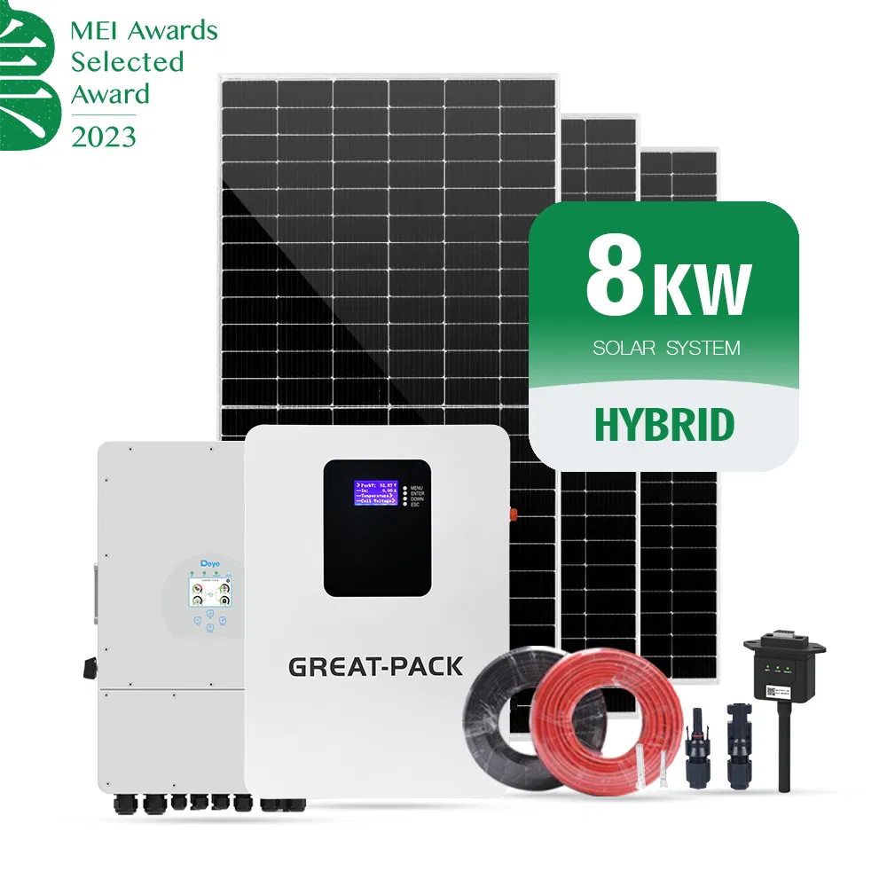 Sistema Solar 10kw 20kw 50kw Sistema de Energia Solar Híbrido Off Grid Banco de Baterias