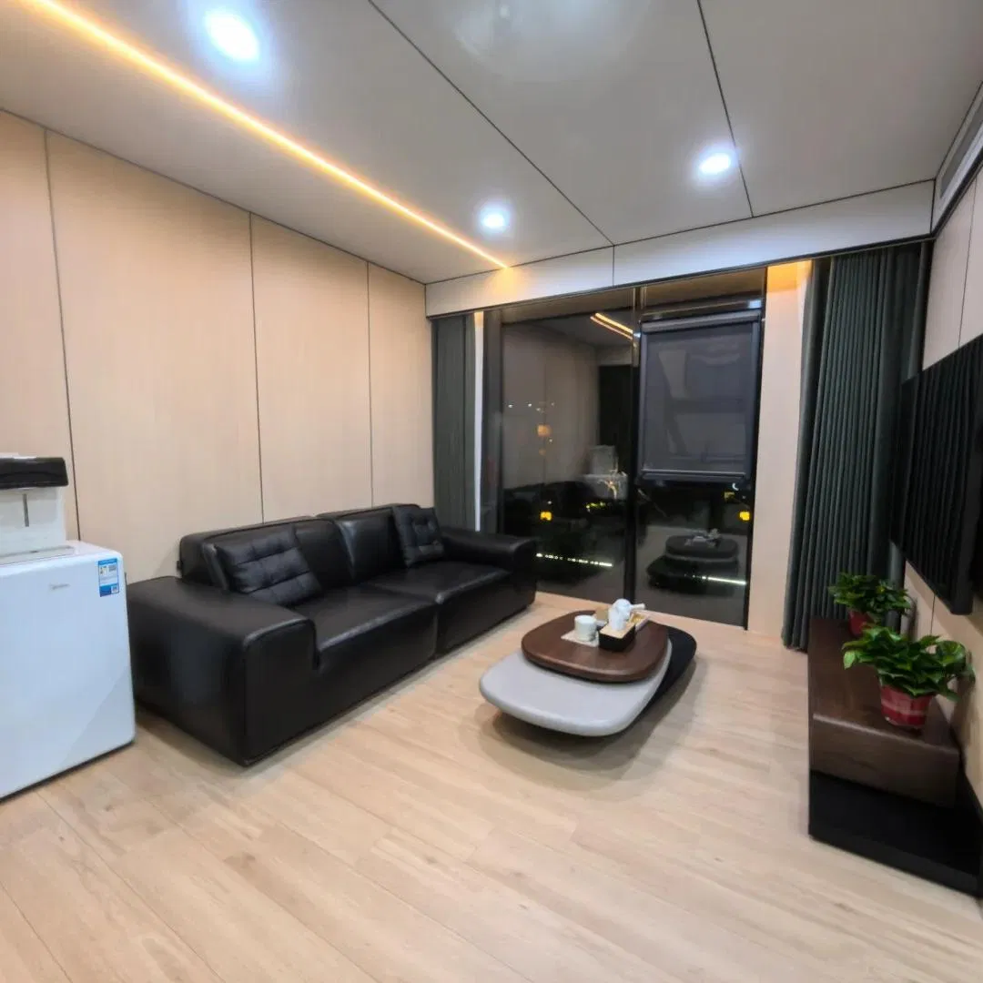 20FT 30FT 40FT Mini Casa de Luxo em Cápsula Móvel Container de Habitação Quarto Prefabricado 2 Piso Tiny Pod Casa Modular