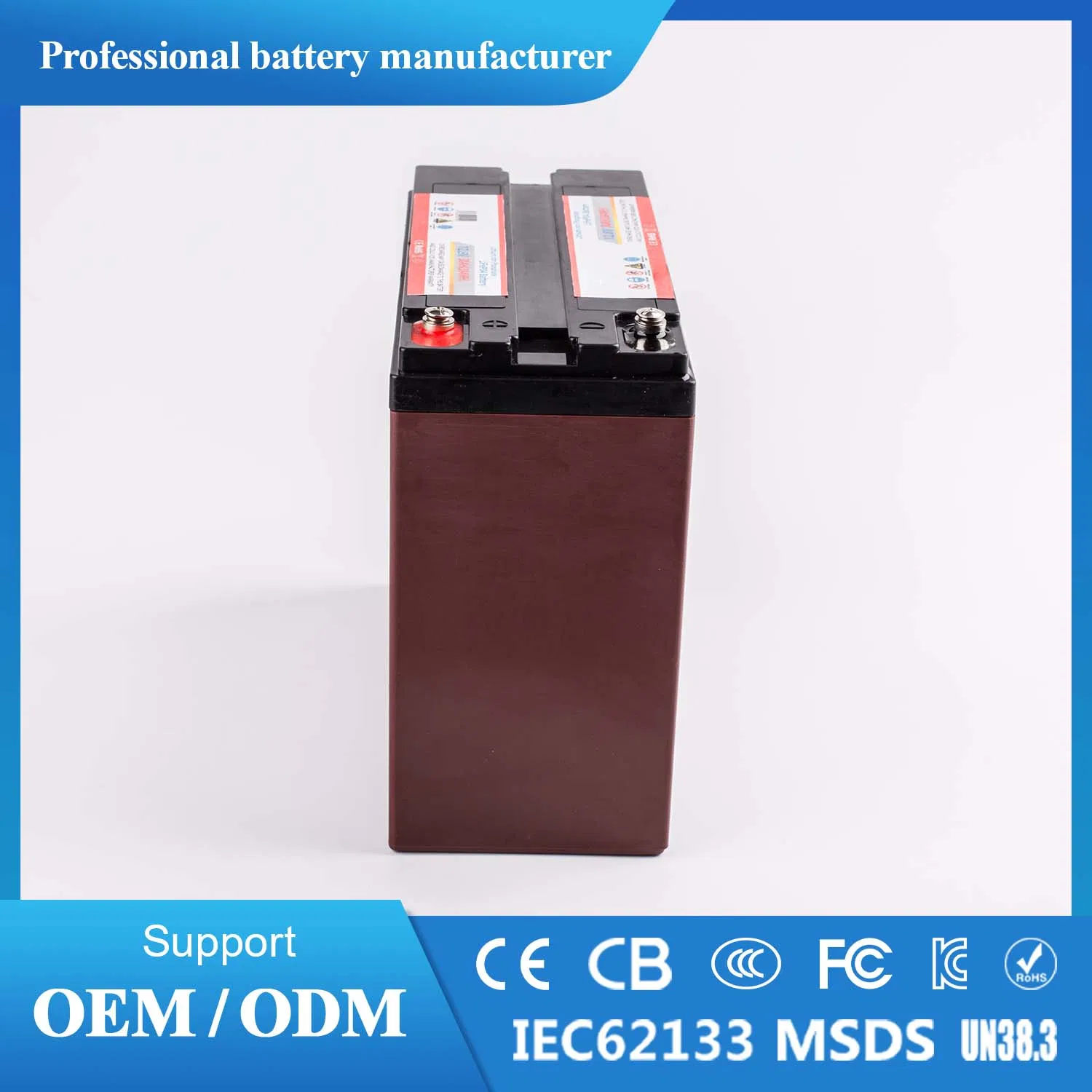 Bateria de Lítio de Ciclo Profundo de Alta Performance 12.8V 7-30ah LiFePO4 Substitui Bateria de Chumbo Ácido para Marinha