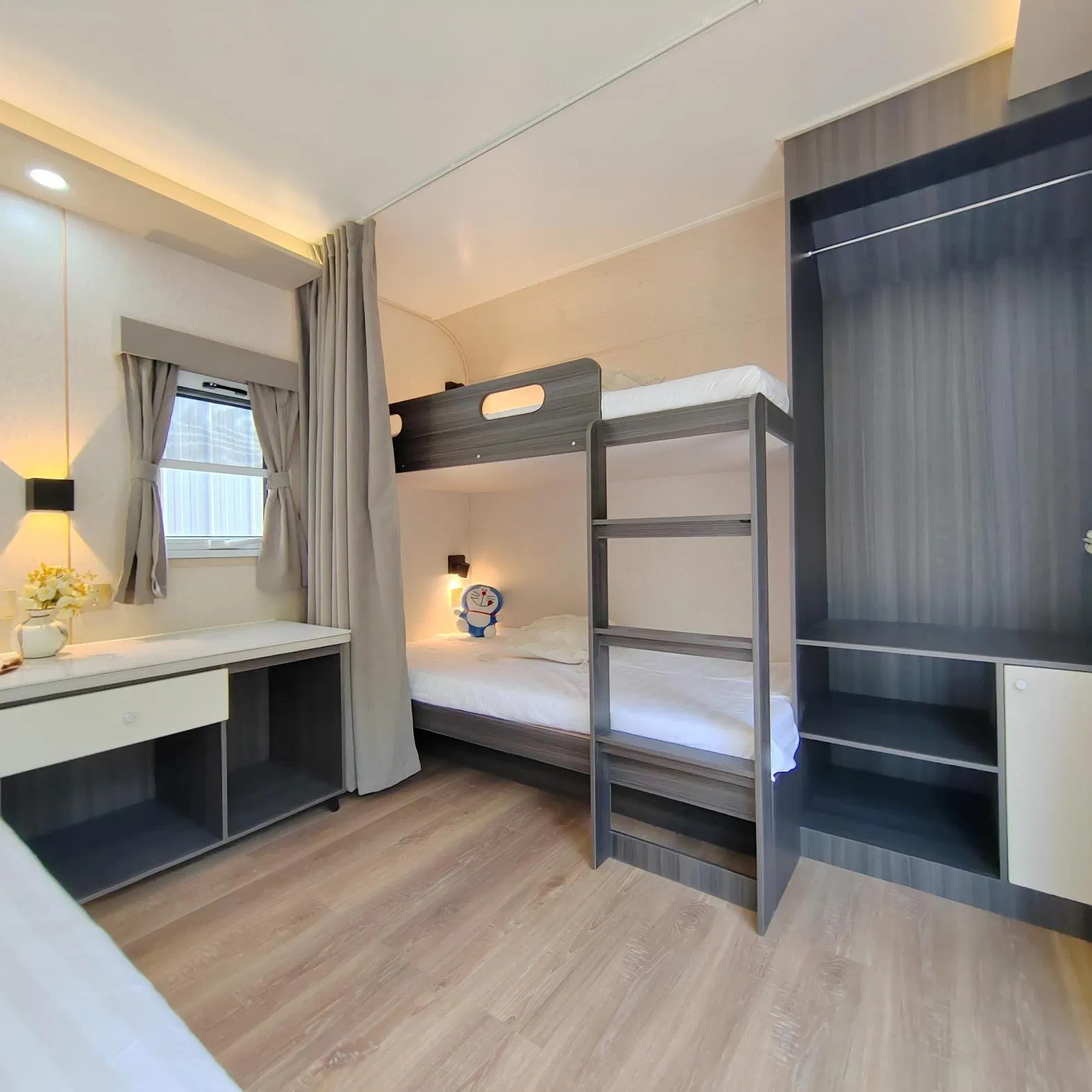 Casa Modular Prefabricada Elegante com Design Moderno e à Prova de Vento, Container Móvel Prefabricado, Pódio de Escritório em Forma de Maçã