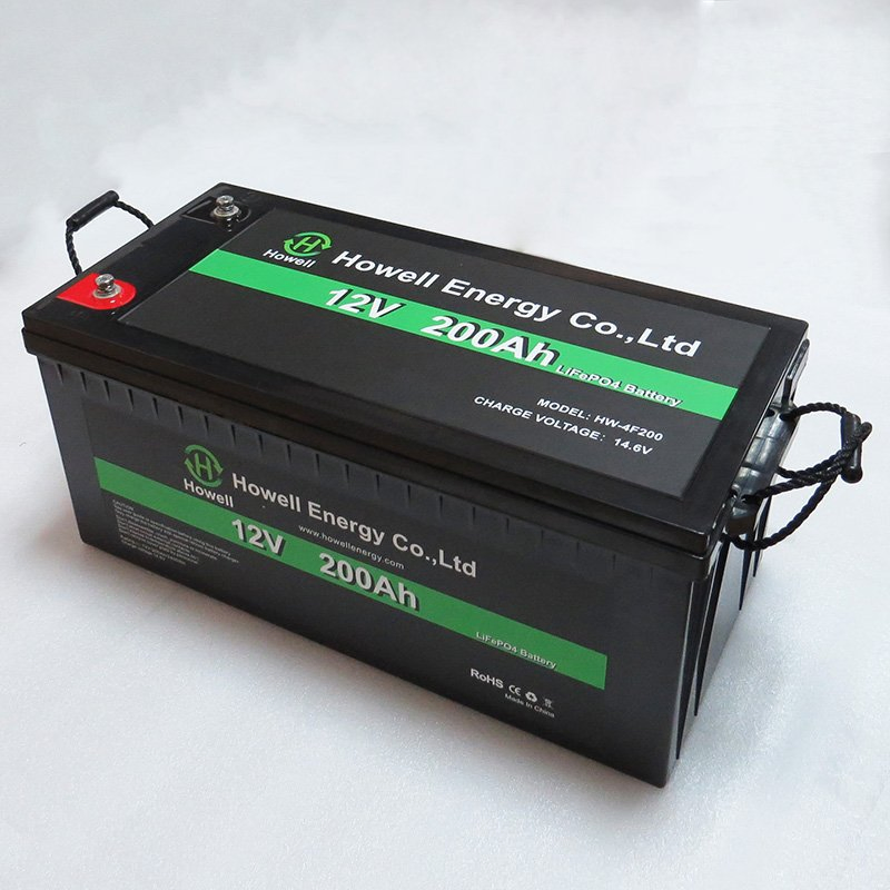 Bateria de Ciclo Profundo 12V 200ah de Lítio Lítio Ferro Fosfato para RV