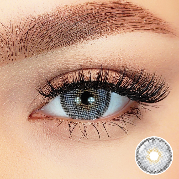 Nasar Gray Beauty Lenses Eye Contact Gray Contact Lenses China New Arrival siri Contact Lenses