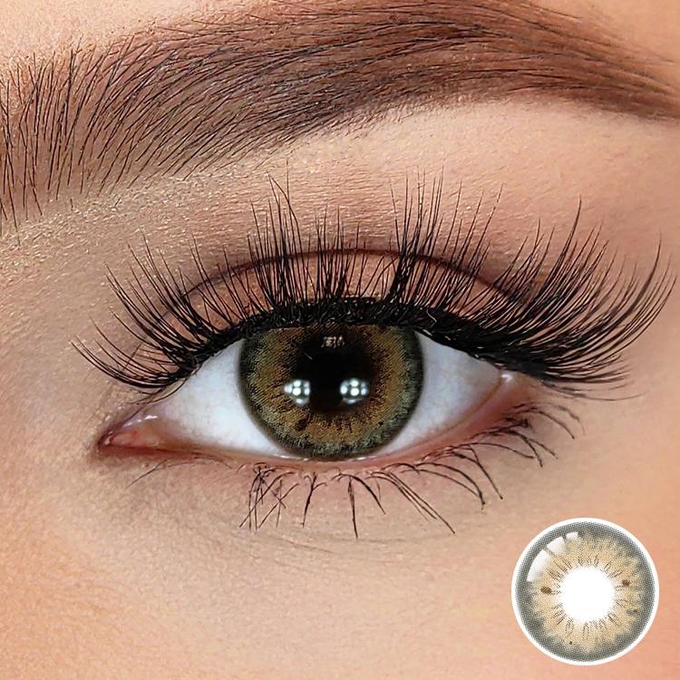Sands Brown Color Contact Lens Cosmetic Eyelens Natural Color Contact Lens for Brown Eyes Wholesale-color Contact Lens