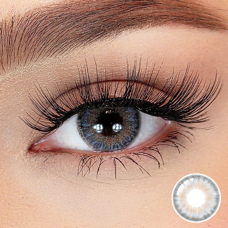 Misty High Quality Soft Colored Contact Lenses New Arrival Makeup Eyewear for Dark Eyes Gray Colored Contact Lenses