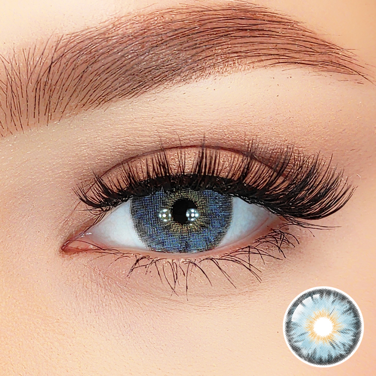 Nasar Blue Excellent Quality Contact Lenses Fashion Eye Contact Lenses Blue Style Color Contact Lenses