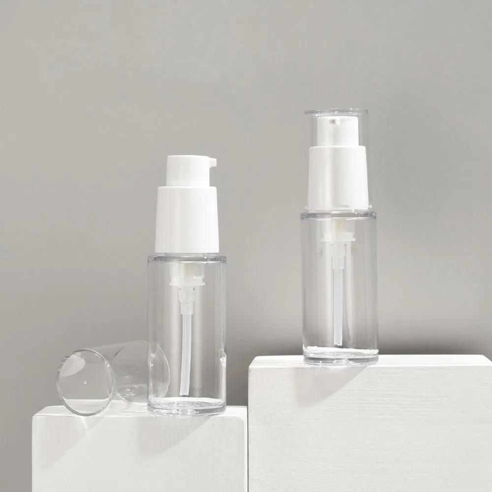 30ml Thick Wall PETG Body Cream Lotion Pump Bottle Recycled Cosmetic Packaging