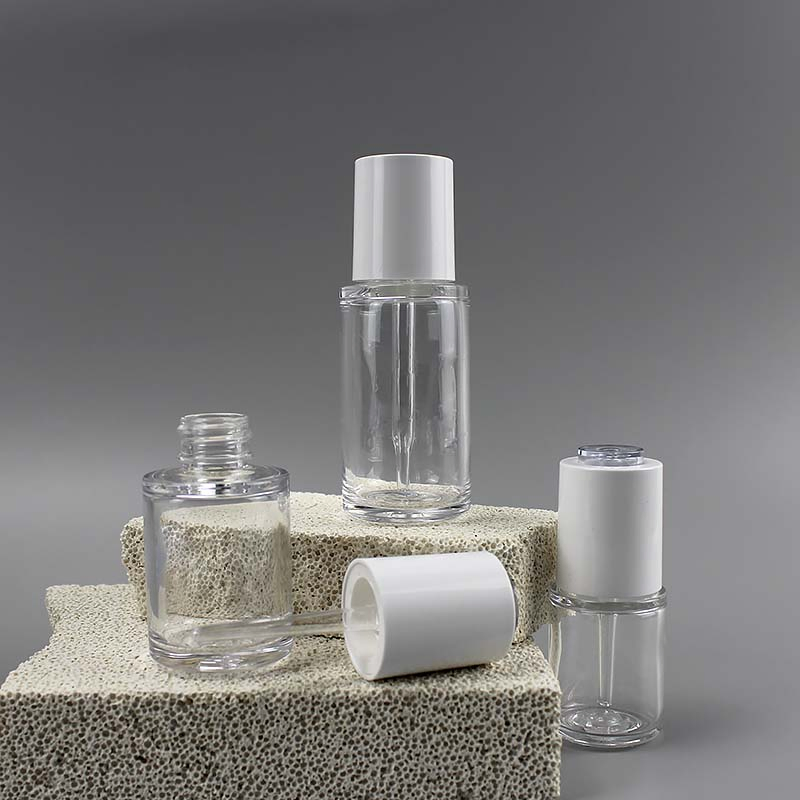 Plastic Pet Thick Wall Press Dropper Bottle for Skincare Serum Hair Oil Bottles