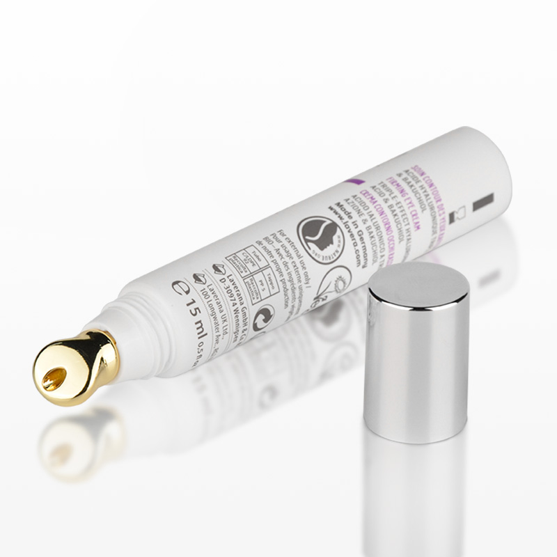 Metal Applicator Tube, Cosmetic Flexible Squeeze Plastic Tube for Eye Cream Tube/Lip Balm Tube/Eye Massage Tube