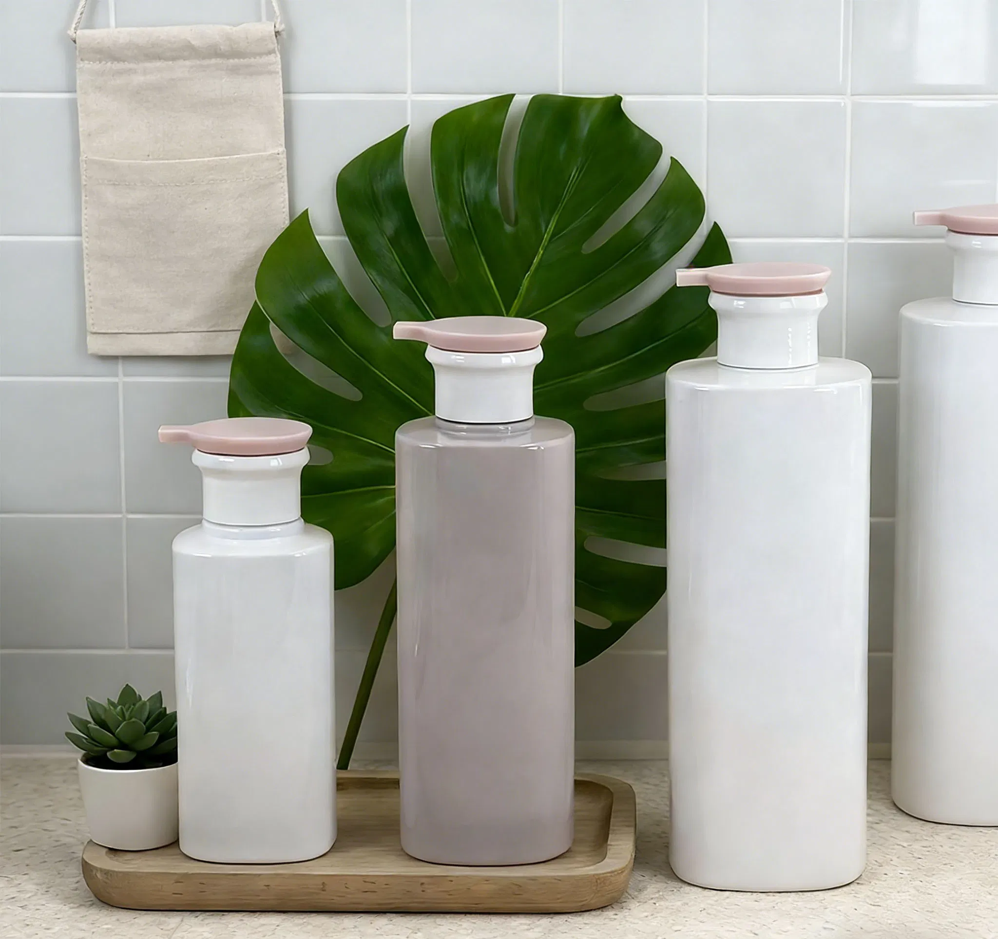 Personal Care Packaging Bottle 300/500/750ml Recycled Pet Large-Capacity Refillable Container