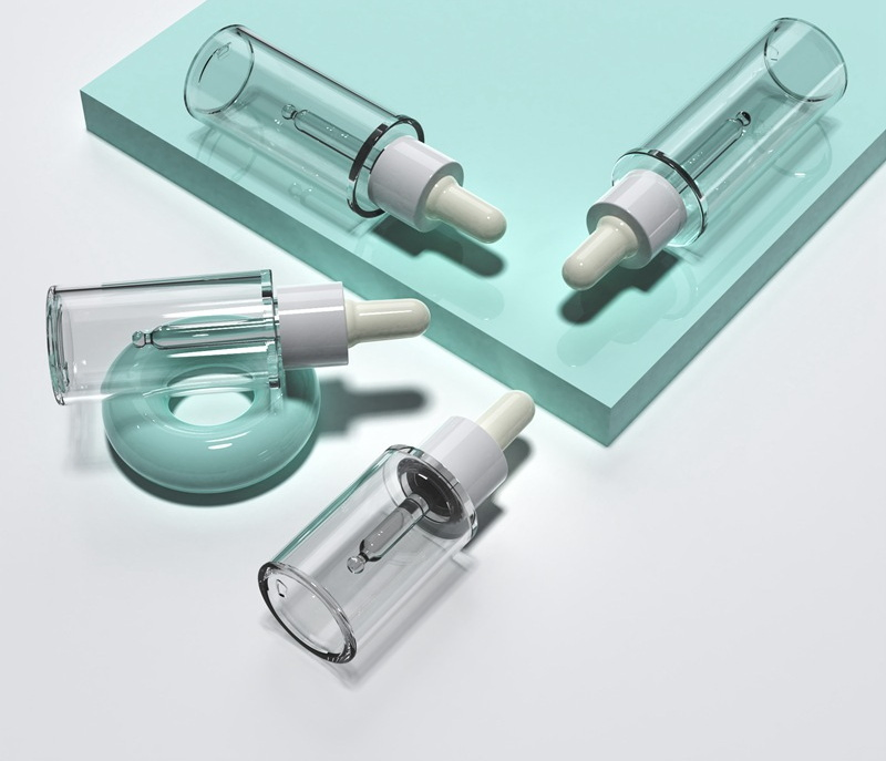 High Quality Thick Wall Pet Plastic Dropper Bottle 20ml/30ml/40ml/50ml Serum Dispenser Bottle