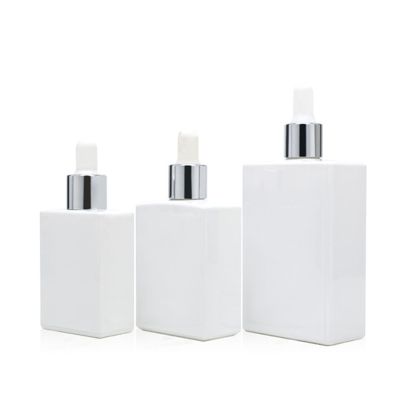 Olila Skincare Packaging Amber Plastic Matte 50ml Pet Frosted Cosmetic Lotion Serum Essential Oil Dropper Bottle