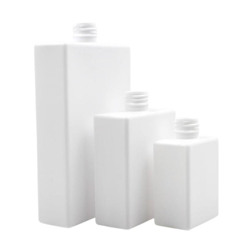 8oz 16oz 32oz HDPE Matte Finished Flat Tanning Oil Lotion Plastic Bottle for Skincare Packaging