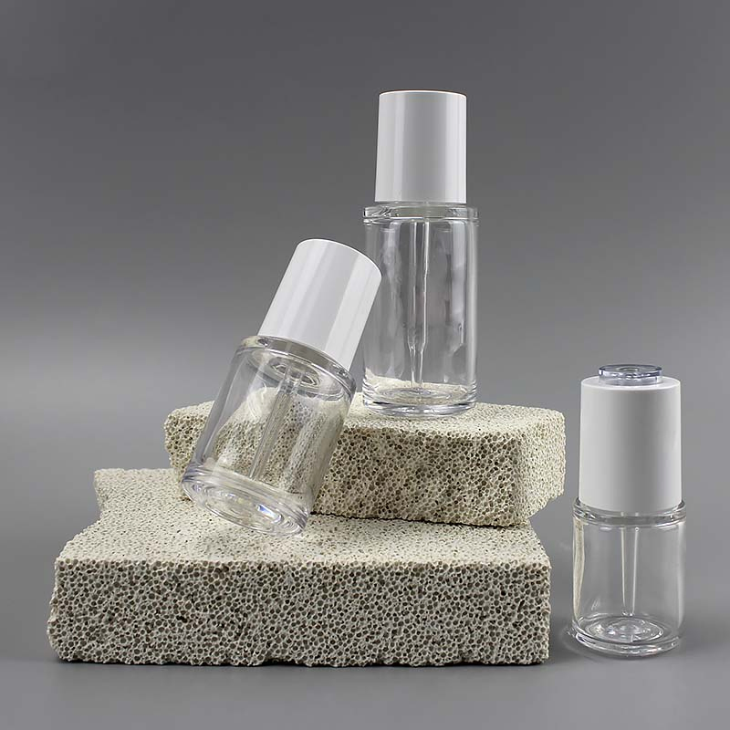 Plastic Pet Thick Wall Press Dropper Bottle for Skincare Serum Hair Oil Bottles