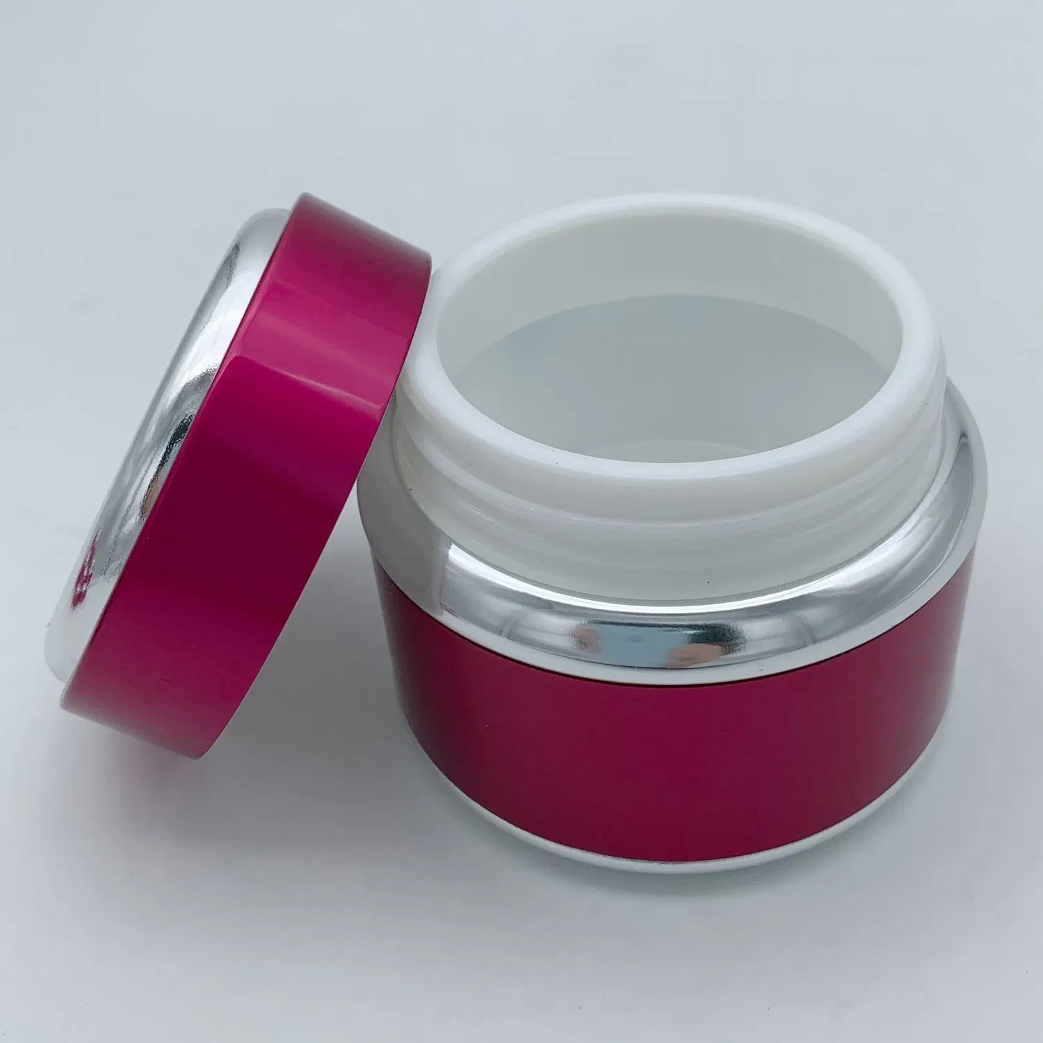 Wholesale Aluminum PP Glass Cosmetics Skin Care Packaging Round Cream Jar