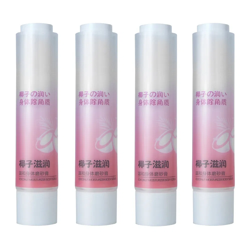 Skin Care Body Lotion Shampoo Gel Squeeze Cosmetic Plastic Packaging Custom Dual Chamber Double Tube