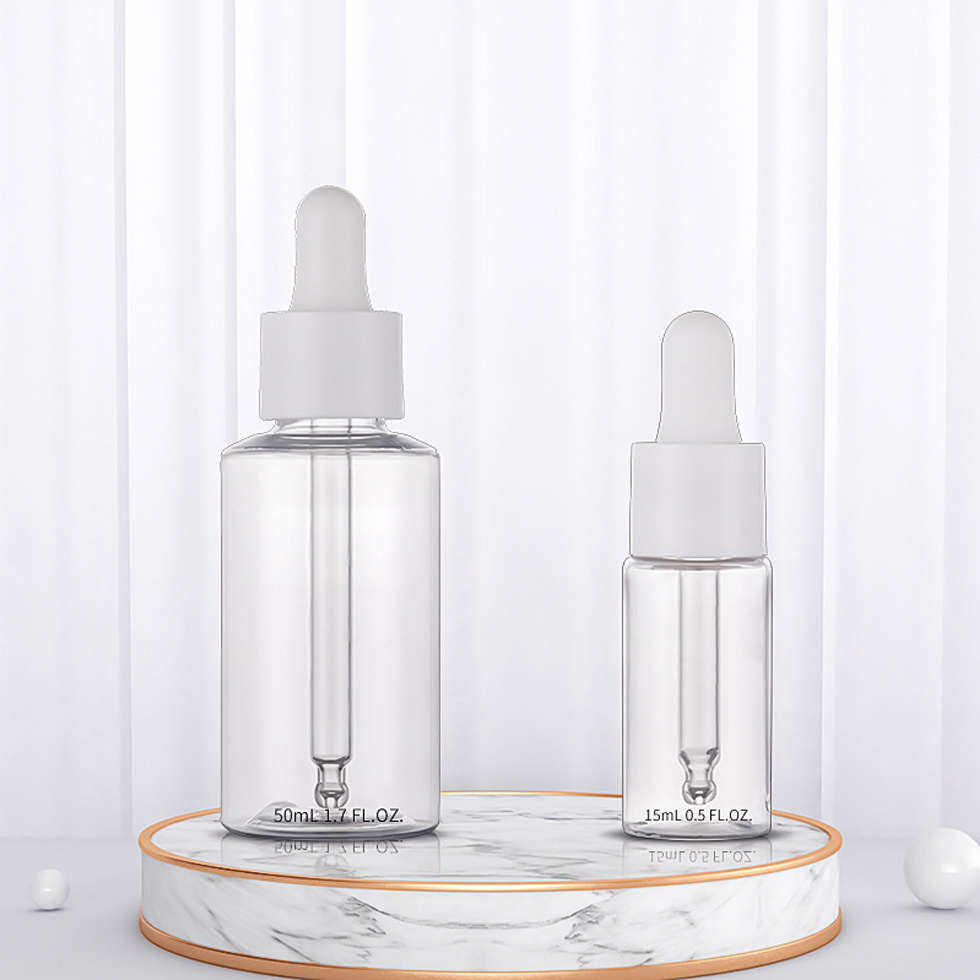New Products Clear Color Portable Logo Customized Serum Pump Bottle Fashion Design Pet Face Cream Jars Luxury