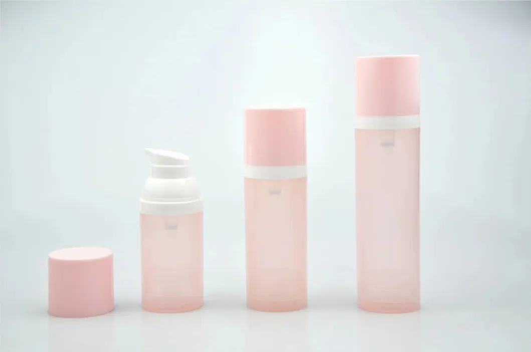 Pink Matt Frosted Airless Bottle