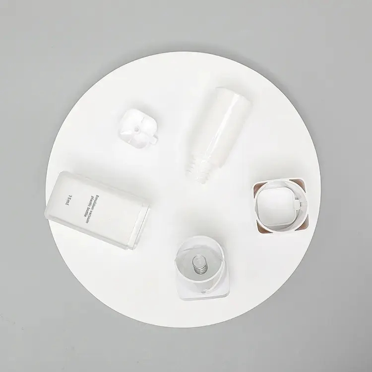 New 15ml 30ml 50ml Frosted PCR Bottle Skincare Packaging Personal Care Airless Pump Bottle Sprayer Recycled Plastic Pet Bottle