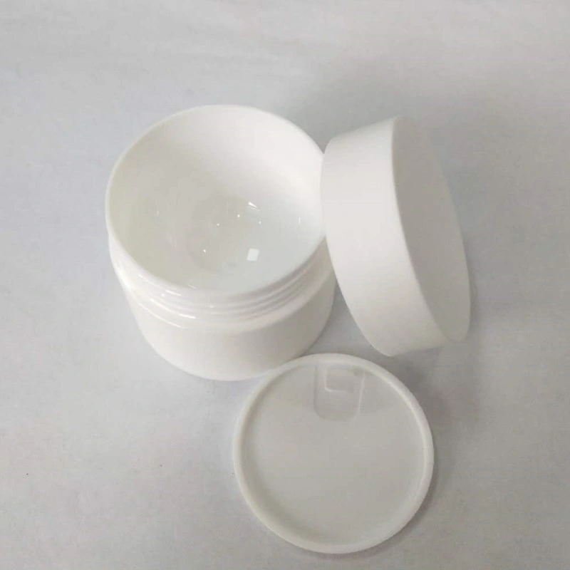 China Factory Double Wall PP Plastic Cosmetic 20ml Cream Empty Jar
