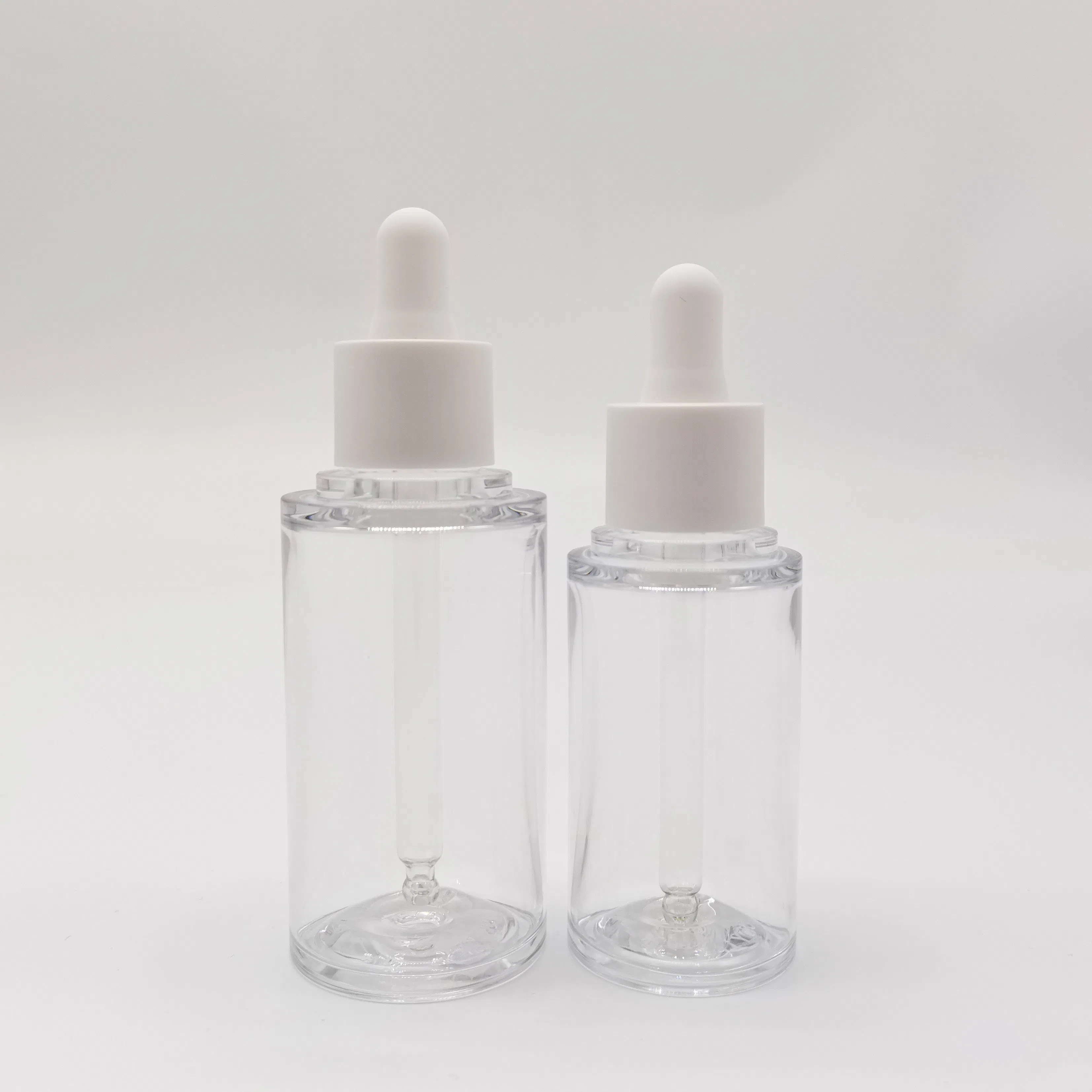 30ml Premium Thick-Wall PETG Serum Bottle with Dropper High-End Skincare Packaging