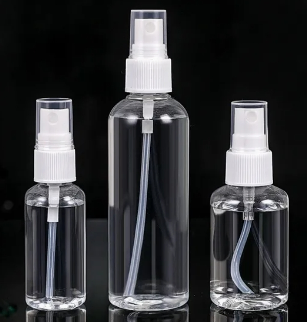 Cosmetic Lotion Bottle Plastic Lotion Bottle 180ml Plastic Cosmetic Round Bottle with Luxury Gold Treatment Pump Pet Bottle