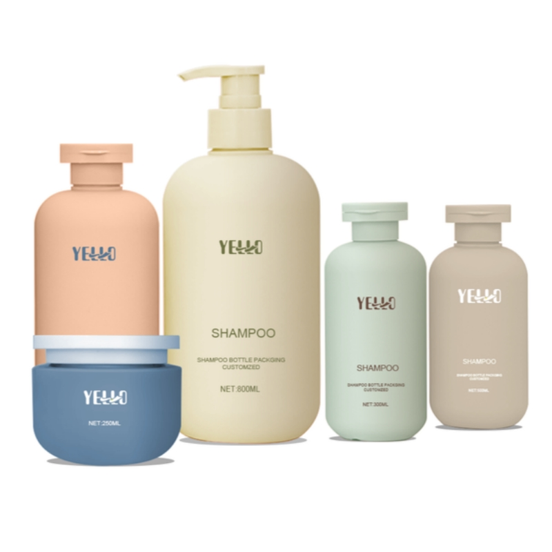 Wholesale China Manufacturer Luxury Cosmetic Packaging HDPE Travel Refillable Empty Pump Shampoo Conditioner Body Lotion Bottles for Shower Gel Hair Conditioner