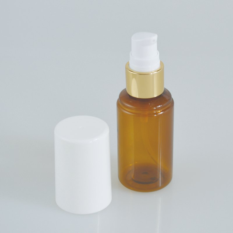 50ml Pet Lotion Bottle Customized Color Bottle with Treatment Pump