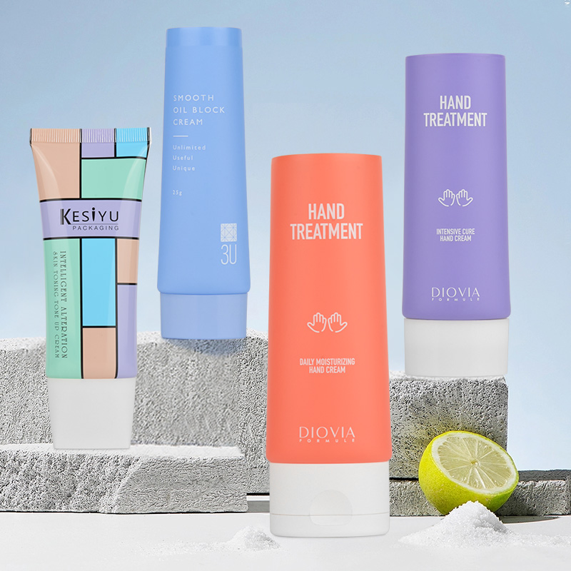 Oval Tube, Flexible Squeeze Plastic Cosmetic Tube for Liquid Foundation, Sunscreen, Cream and Lotion with PCR/Sugarcane/Bio-Degradable Material