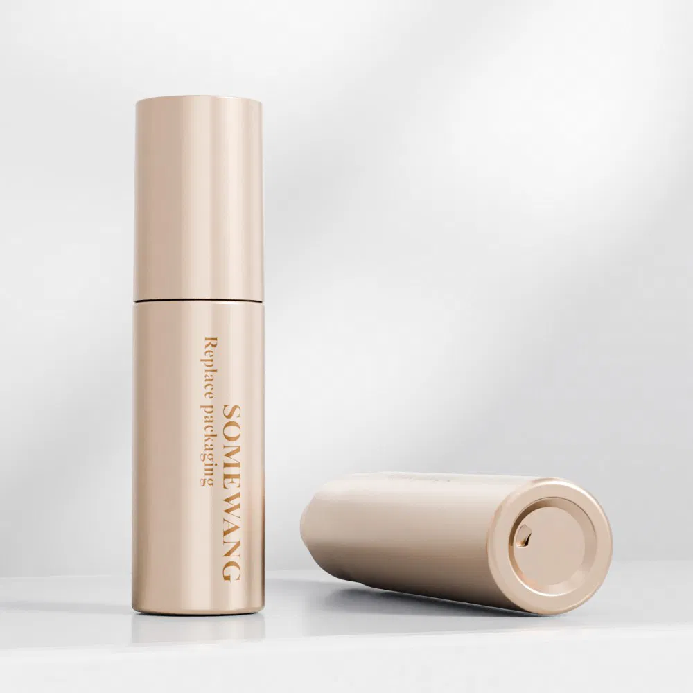 Somewang 55ml Wholesale Custom Plastic Pet Bottles with Full Cover Cap Treatment Pump Cosmetic Container